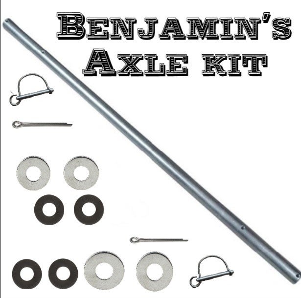 20mm solid aluminum axle rod kit | Benjamin's Beach Wheels